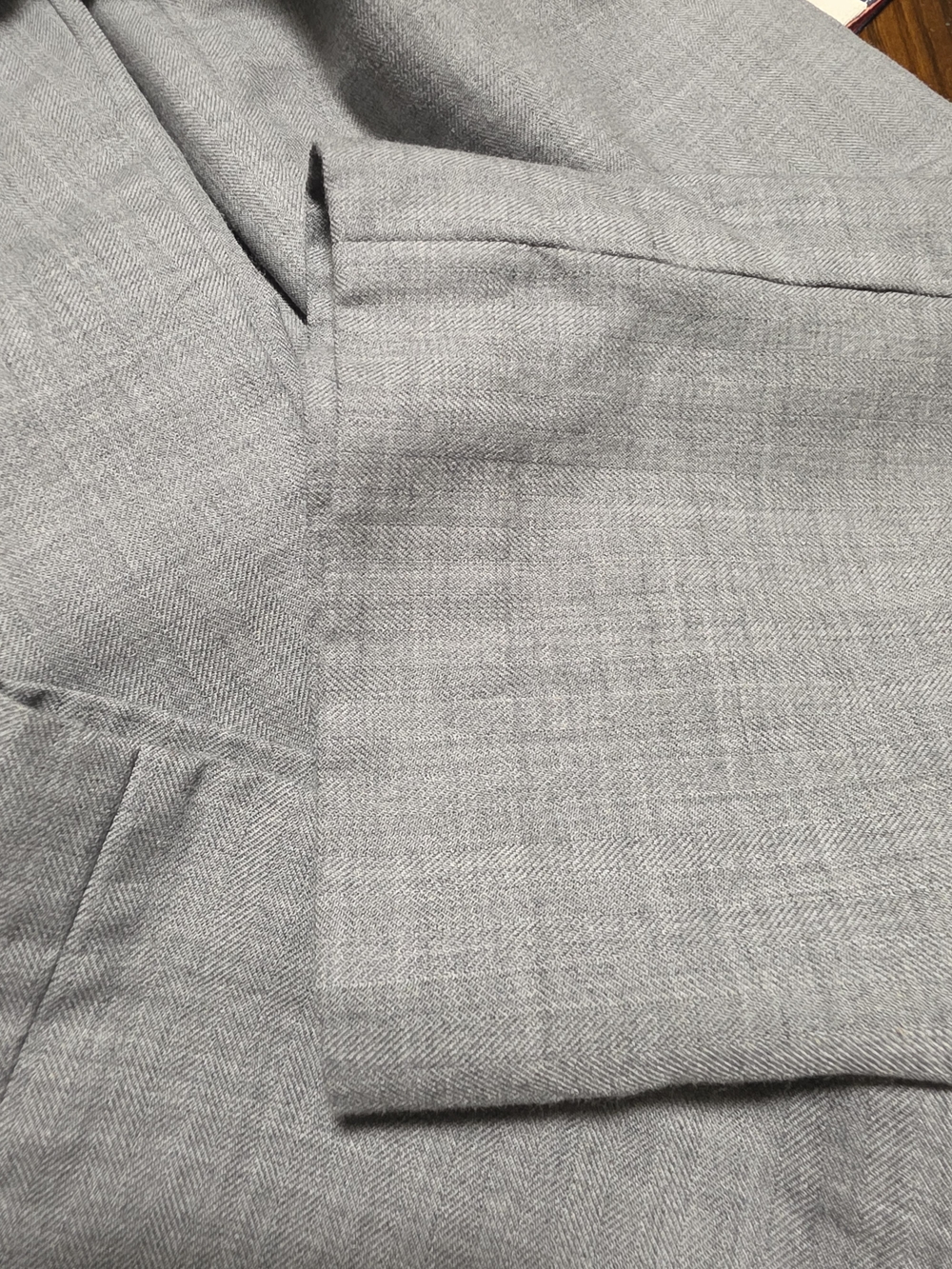 Janie and Jack Boys' Light Gray Suit Jacket & Pants - Picture 9 of 9
